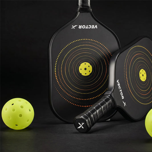 Vector X Graphite Pickleball Paddle 16mm Carbon Fiber Racket with Hone