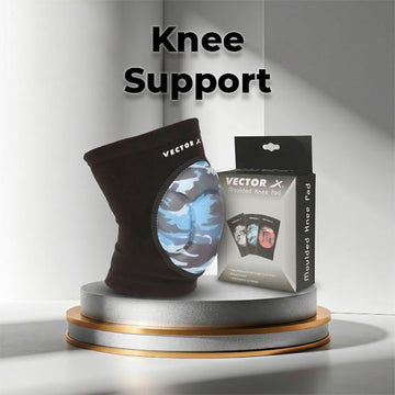 Vector X Camo Knee Support Single Piece For Sports, Pain Relief, Knee Compression Support, Exercise, Running, Cycling, Knee Cap Guard Brace Knee Support For Men And Women