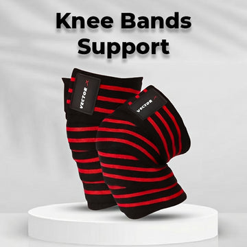 Vector X Knee Wraps/Knee Stabilizer/Knee Bands/Knee Support Compression Straps