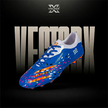 Vector X Maverick Football Shoes for Men | Embossed PU Upper, TPU Stud Sole for Turf & Firm Ground