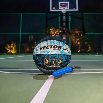 VECTOR X POWER Basketball With Pump and Free Air Needle