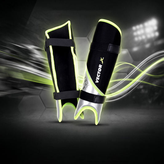 Vector X Knock Out Hockey Shin Guard with Ankle Protection | Lightweig