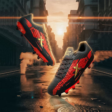 Vector X Spectre 2.0 Kids Football Shoes with TPU Stud Sole & Embossed Upper for Training and Match Play
